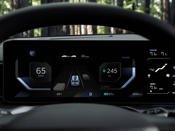 EV9 Steering wheel Instrument Cluster
