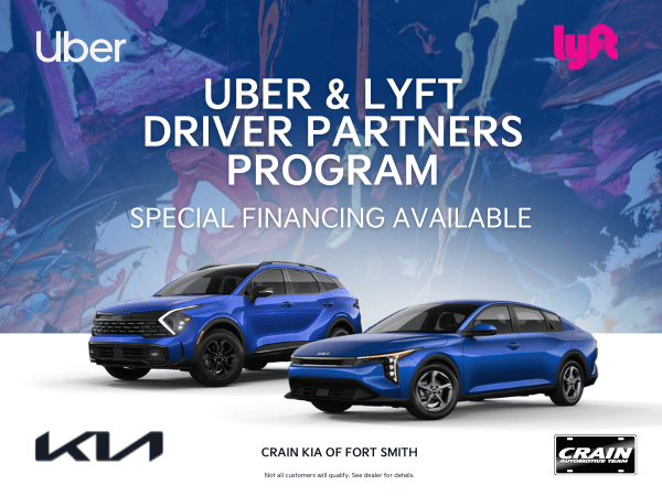Kia Sportage and K4 Uber Lyft Rideshare Offer