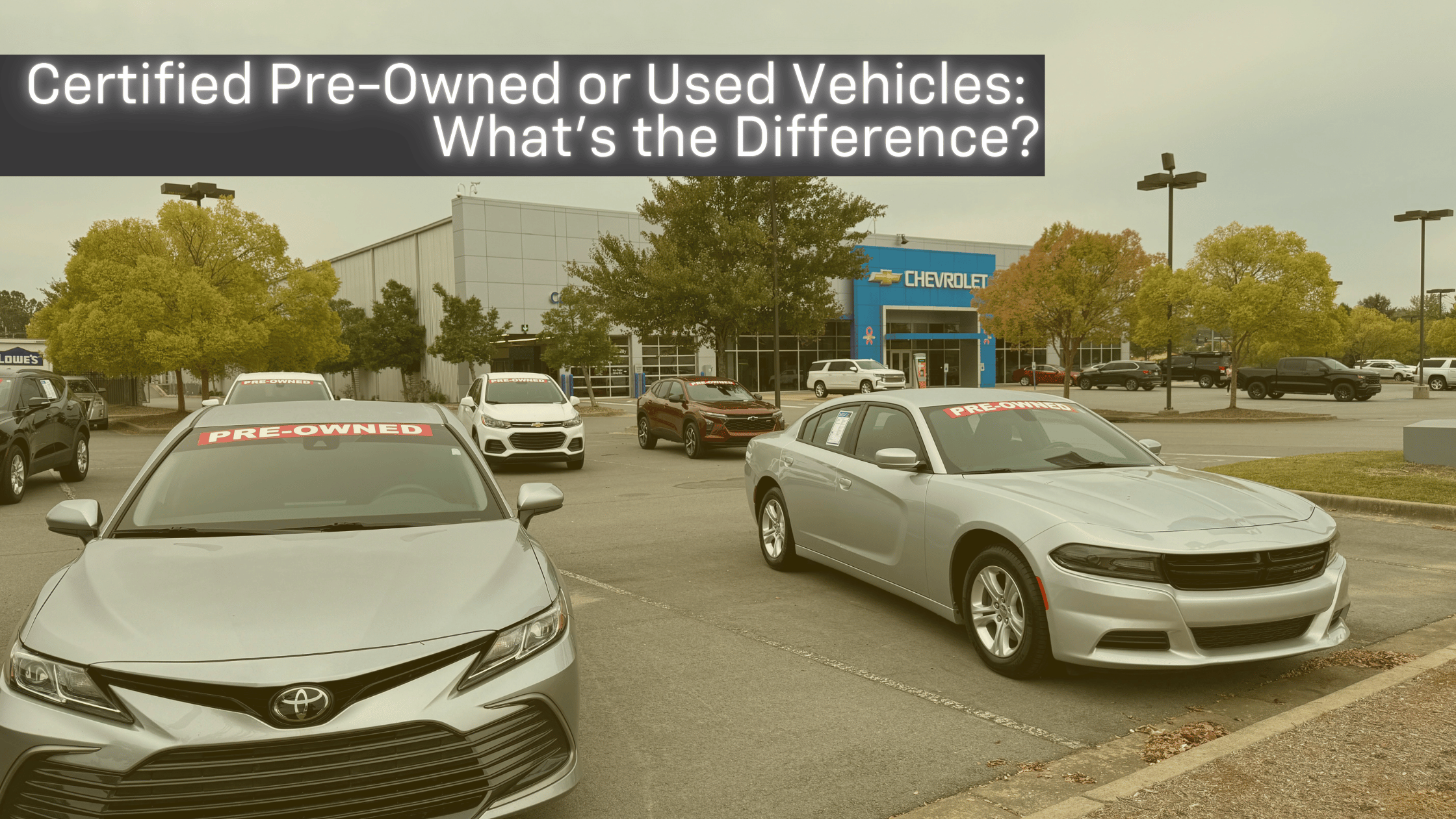 Certified Pre-Owned or Used Vehicles: What's the difference?