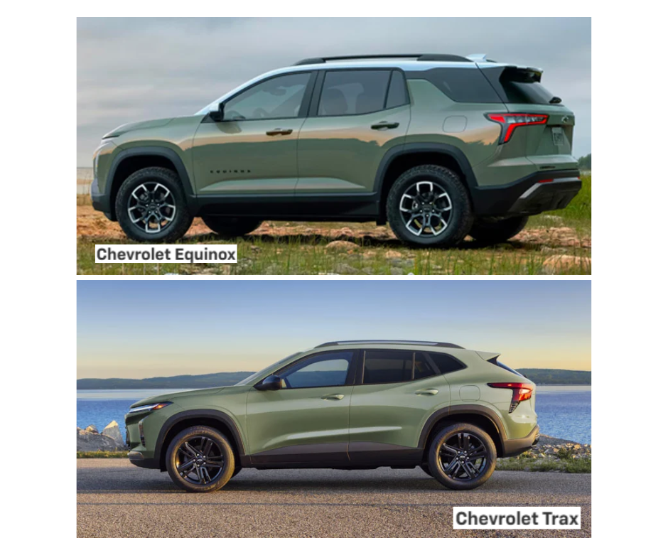 2026 equinox vs trax