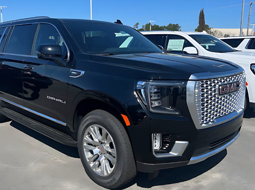 Black GMC Yukon Denali parked at Crain Buick GMC in Conway, Arkansas