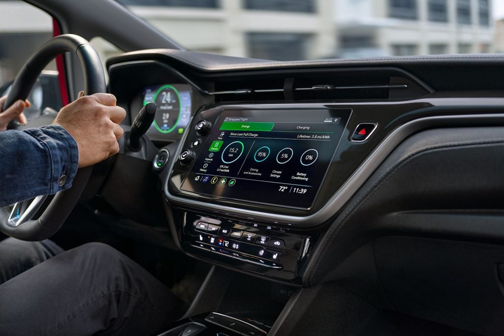 BOLT EV Charging Screen