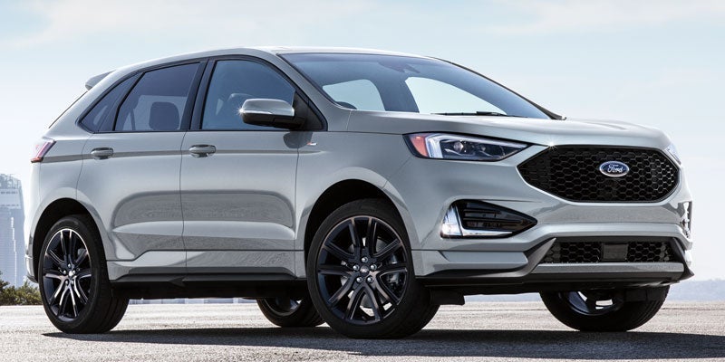 silver 2021 ford edge