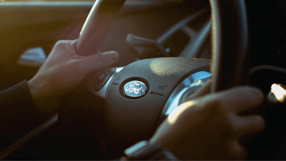 Hands on Ford Wheel