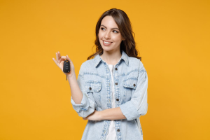 A person holding the keys to their 2026 Ford Bronco