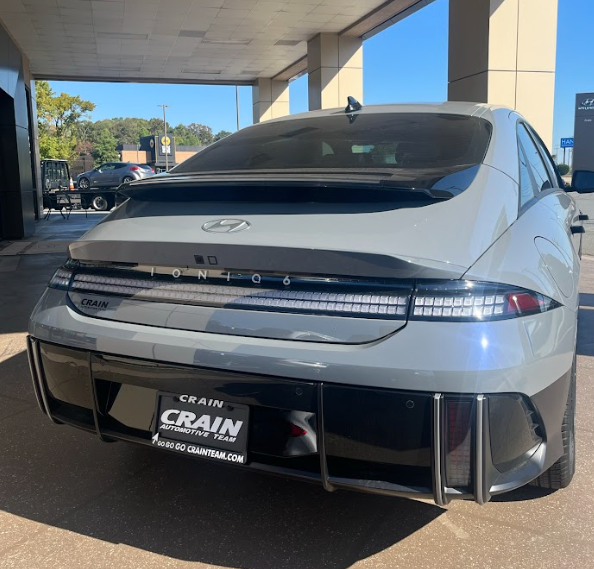 The award-winning Hyundai Ioniq 6 at Crain Hyundai of North Little Rock