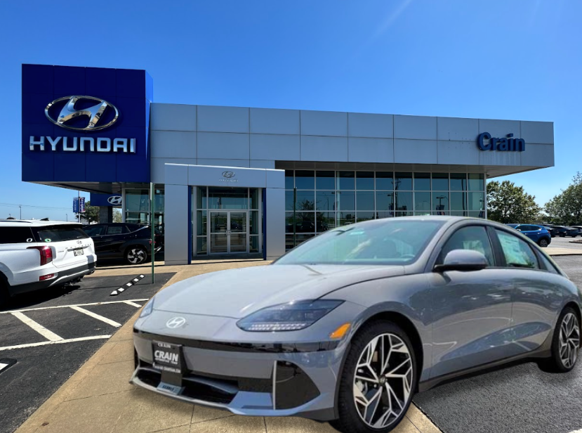 They Hyundai Ioniq 6 at Crain Hyundai of Fort Smith