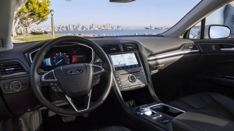 2020 Ford Fusion driverside view of dashboard
