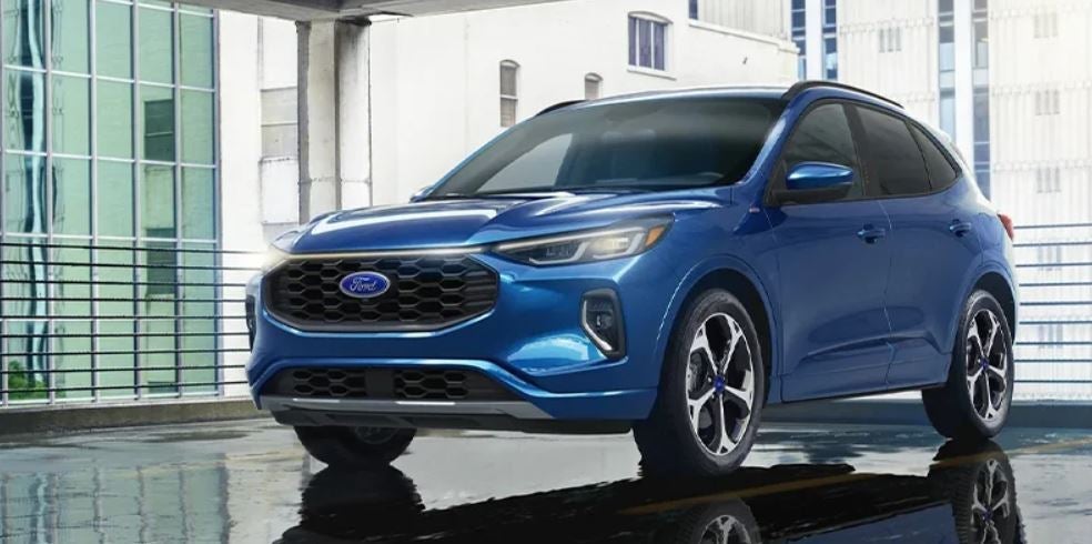 A parked, blue 2023 Ford Escape. | Ford service in Jacksonville, AR.