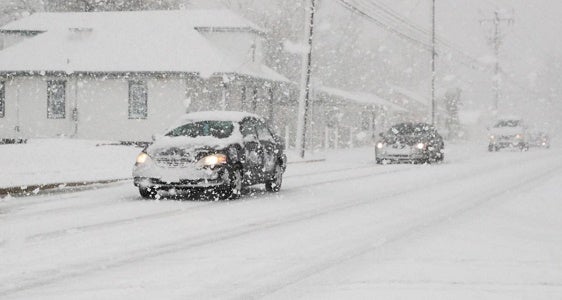 South Jersey Winter Roadway
