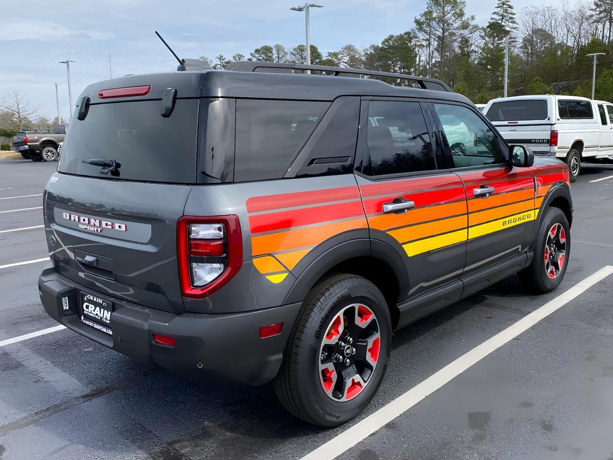 Ford Bronco Sport SUV parked at Crain Ford of Little Rock dealership