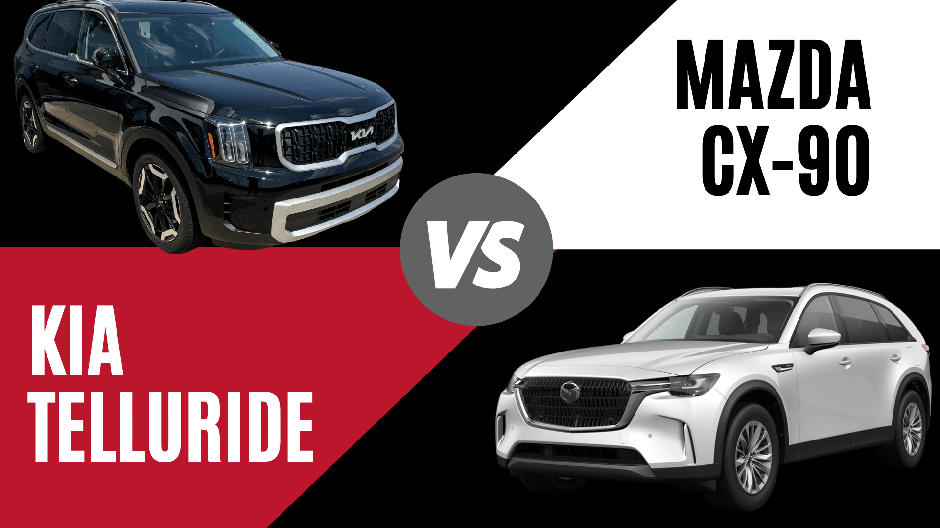 2025 Kia Telluride Vs 2025 Mazda CX-90 at Crain Kia of Sherwood in Sherwood, AR