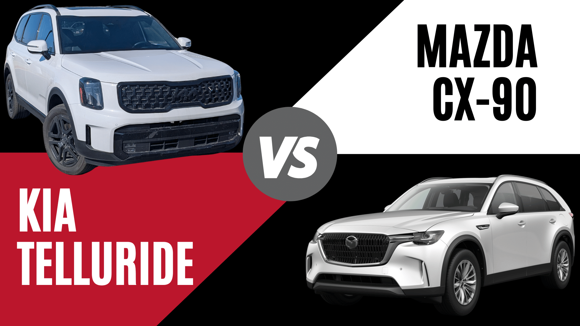 Kia Telluride vs Mazda CX-90 at Crain Kia of Conway - Your Local Conway AR Kia Dealership