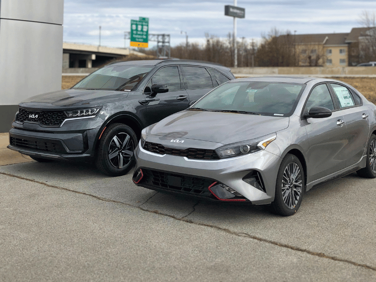 Kia sedans and SUVs in Bentonville, AR