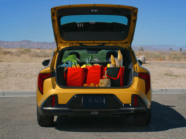 K4 Hatchback Trunk Space