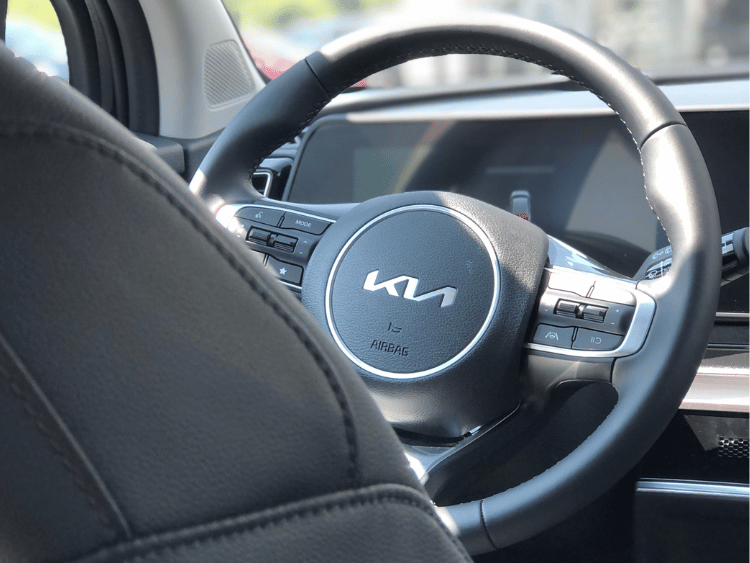 Kia interior in Bentonville, AR