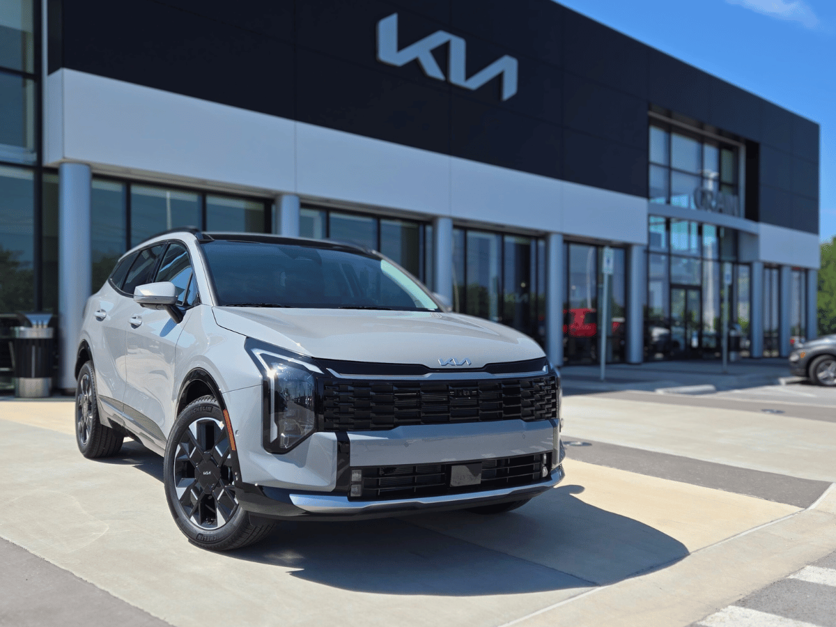 Grey 2026 Kia Sportage at Crain Kia of Bentonville