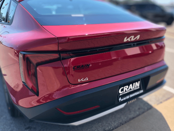 2025 K4 Taillights at Crain Kia of Bentonville