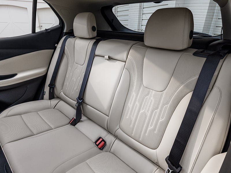 Rear seat of the best Buick SUV