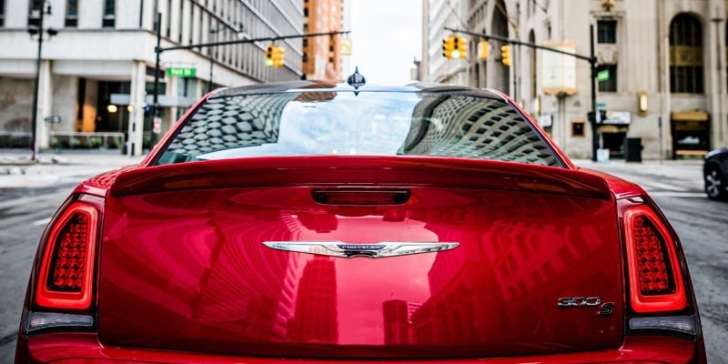 back view of a chrysler