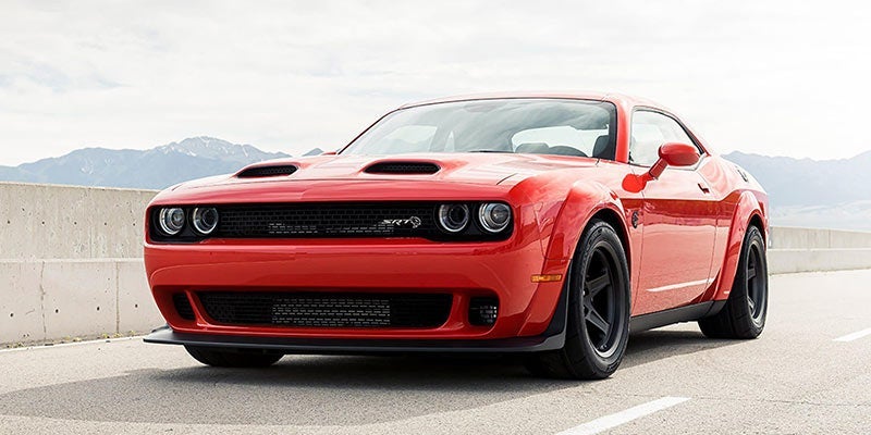 red dodge challenger