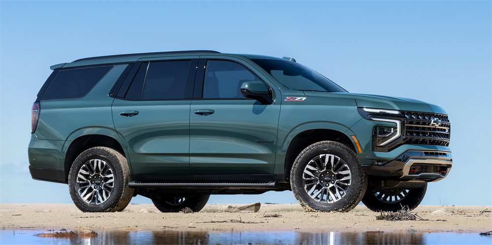 2026 Chevy Tahoe parked side angle