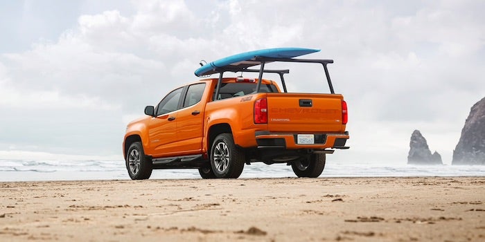 2021 Chevrolet Colorado bed-mounted railing available