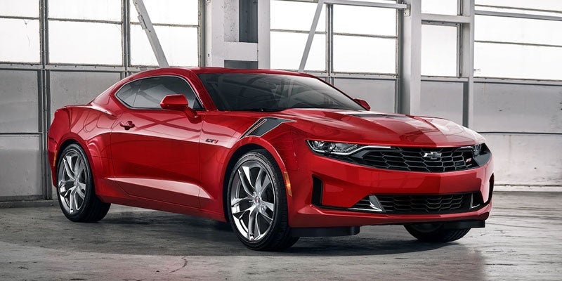 red 2021 chevy camaro