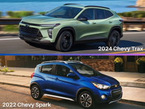 2024 Chevy Trax vs 2022 Chevy Spark | Glenview, IL