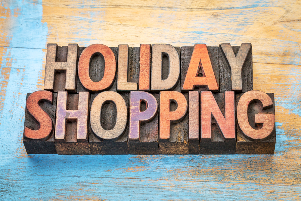 Holiday Shopping stamp