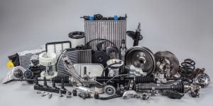 Genuine Chevy Car Parts in display | Glenview, IL