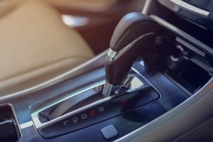 Automatic gear inside a modern car | Glenview, IL