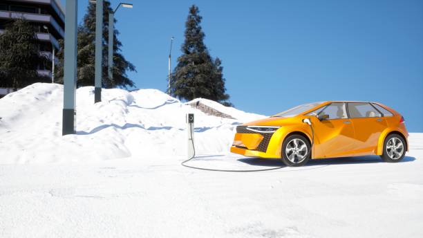 EV charging in snow