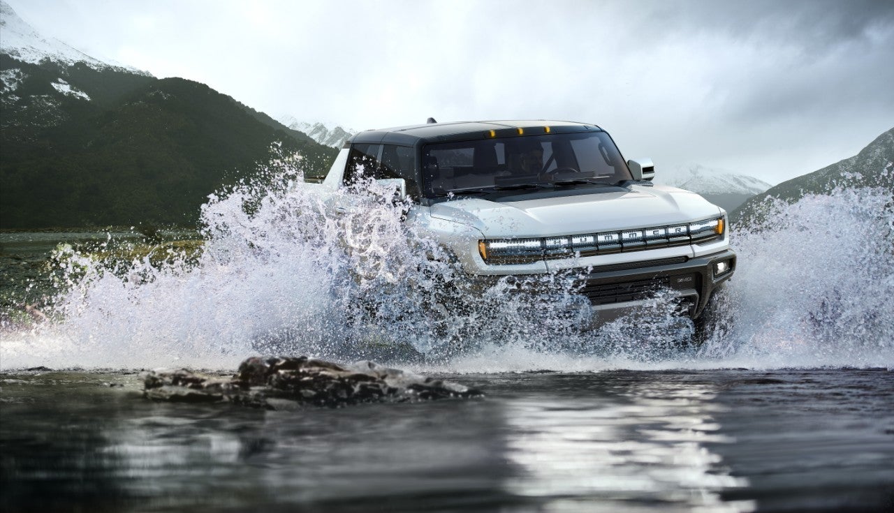 The GMC HUMMER EV is designed to be an off-road beast, with all-