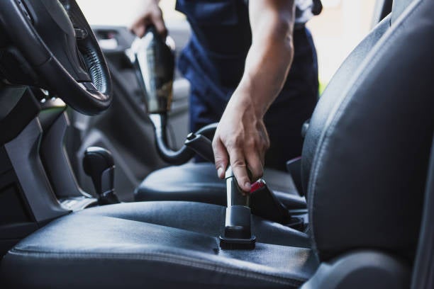 Cleaning car seat