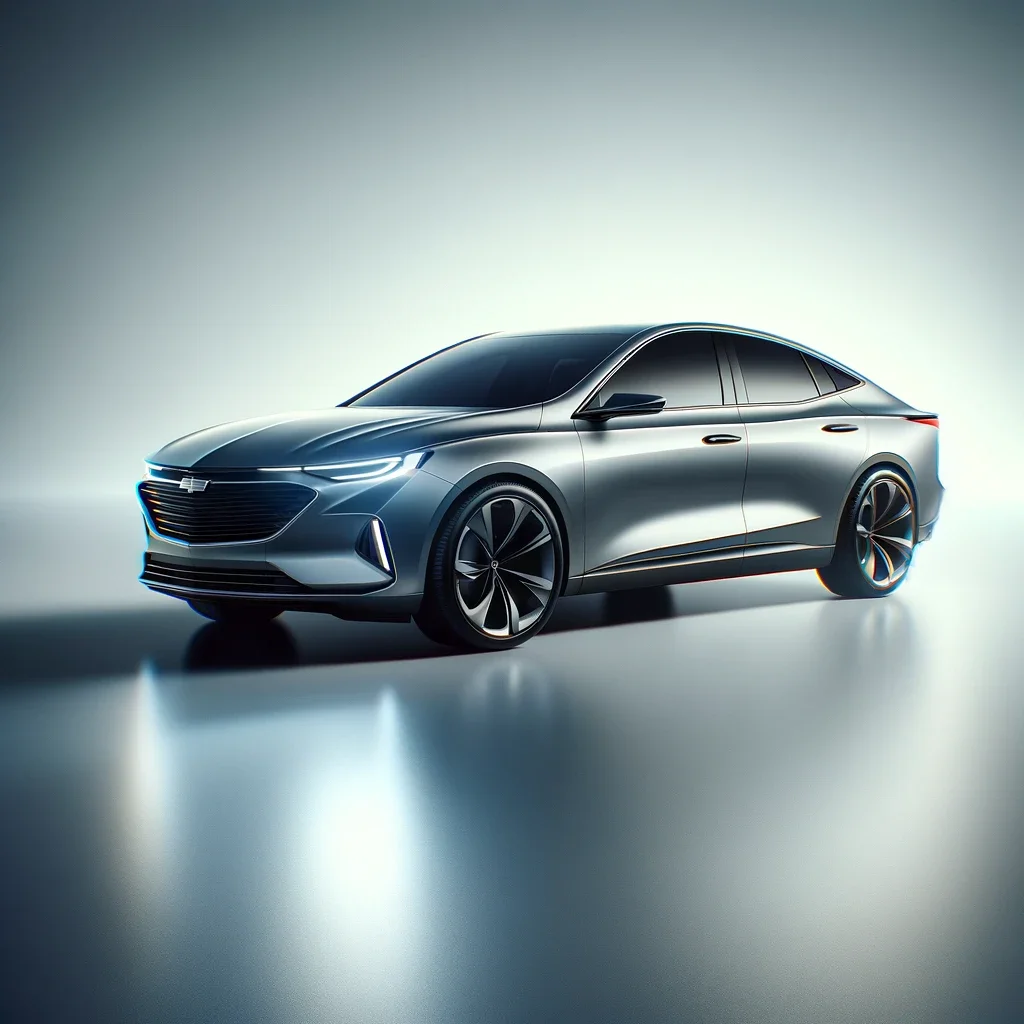 A sleek and modern car, designed to resemble a General Motors (GM)