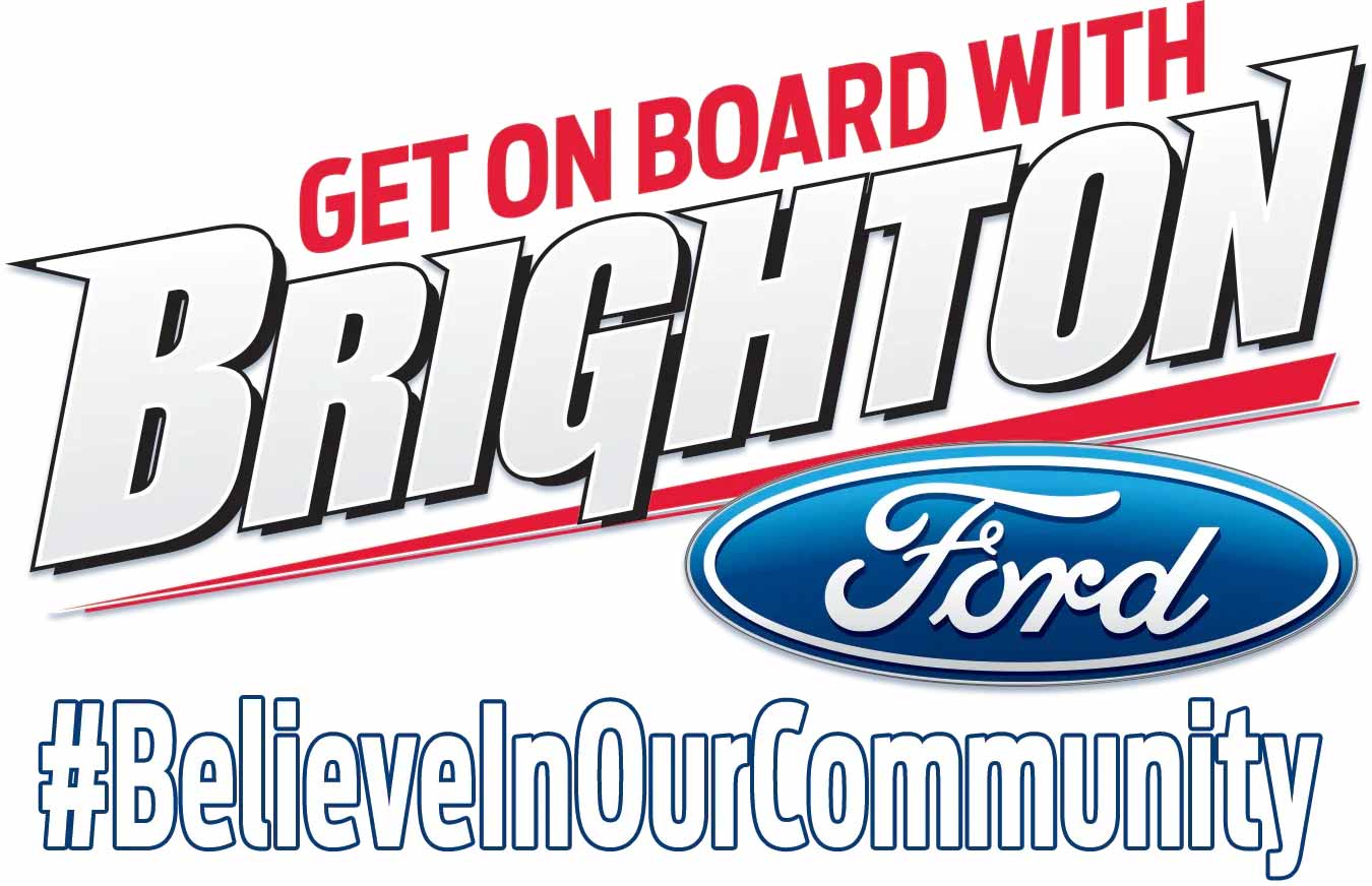 Get on board with Brighton Ford, Inc.. #BelieveInOurCommunity