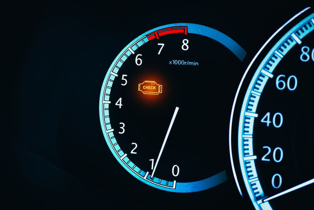 check engine light on GMC