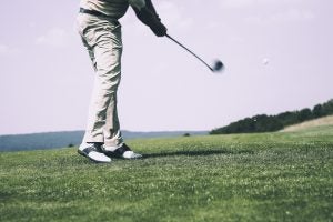 Playing Golf