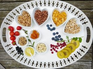 Tray of Breakfast Foods