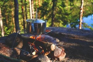 Pot on Campfire