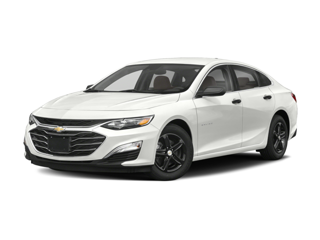 A white Chevrolet Malibu