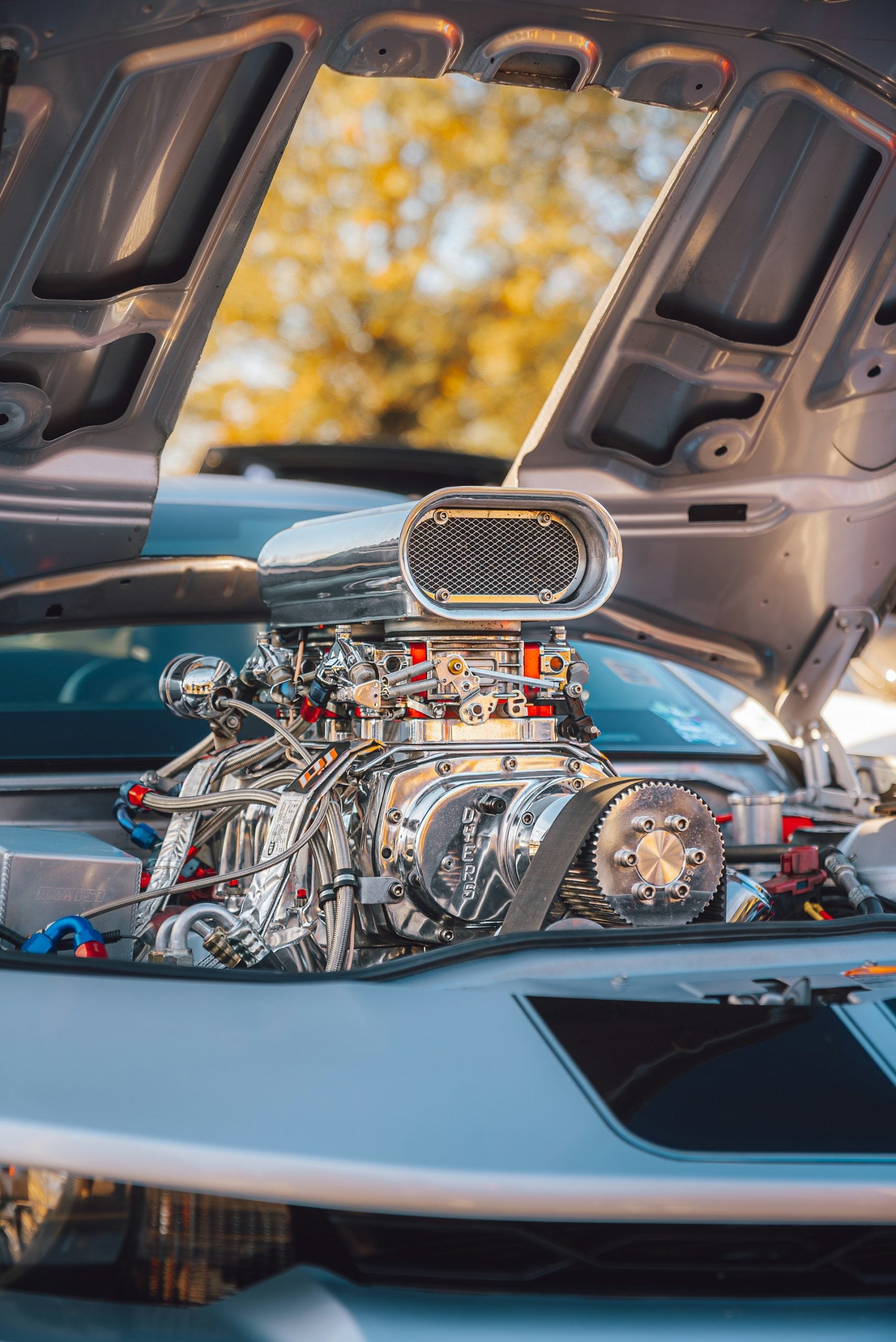 Spark plugs in Camaro engine