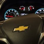 Chevy Logo on Steering Wheel