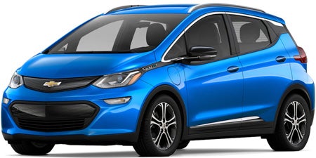 New 2021 Chevrolet Bolt EV electric car for sale at West Mifflin Chevy dealership near Bridgeville