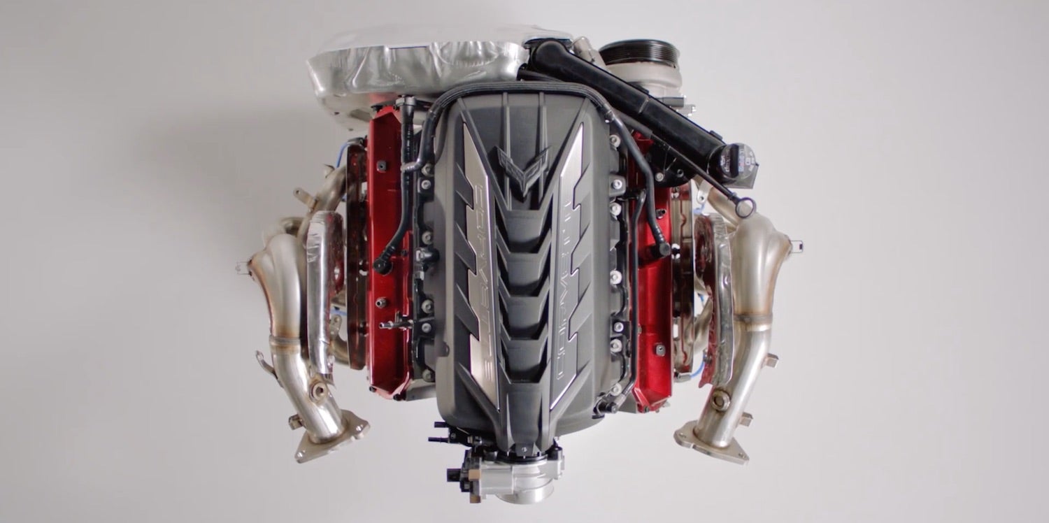 2021 Chevrolet Corvette engine design
