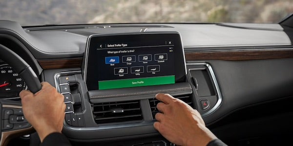 2021 Chevrolet Tahoe Trailering app