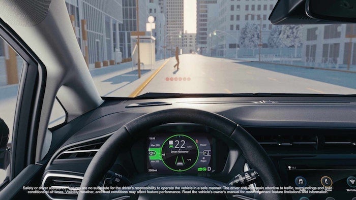 2022 Chevrolet Bolt EV Front Pedestrian Braking safety feature
