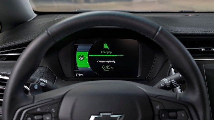 2022 Chevrolet Bolt EV 8-inch diagonal graphic display with driver info