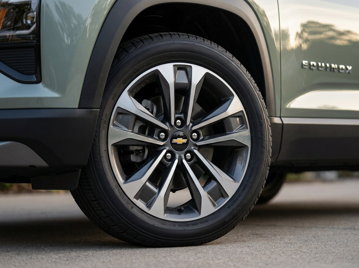 2027 Chevrolet Equinox RS 19-inch Carbon Flash Metallic machined-face wheel